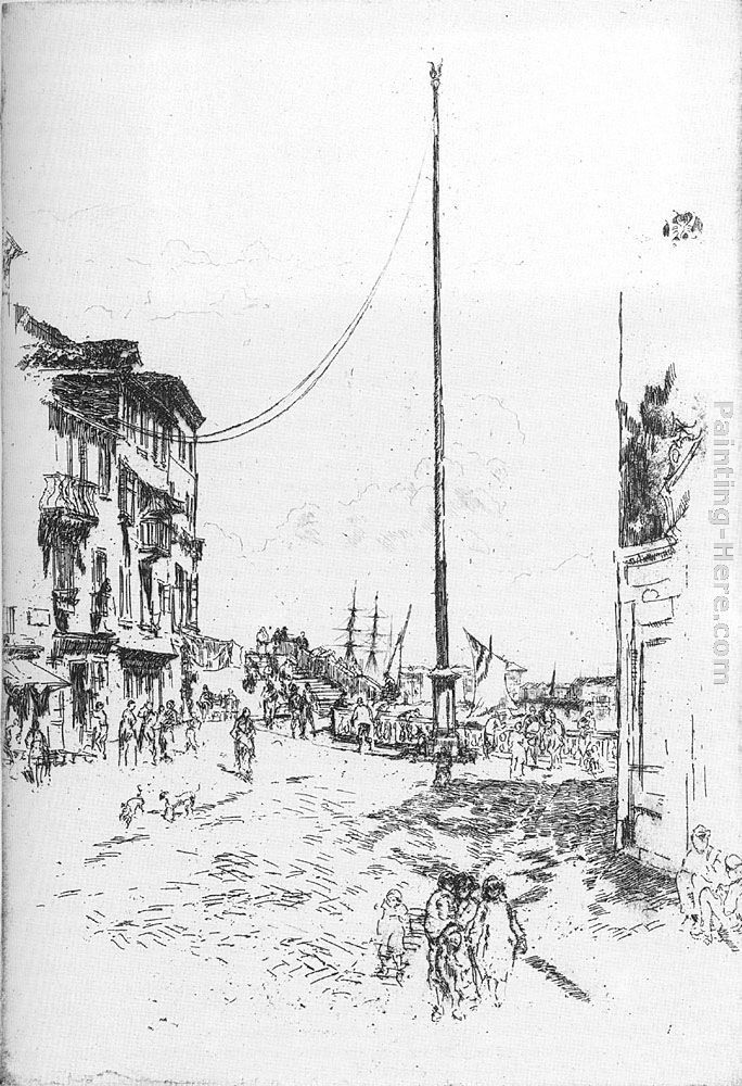 James Abbott McNeill Whistler The Little Mast